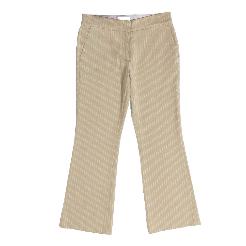 Piazza Sempione Quiet Luxury Italy Pinstripe Tailored Dress Straight Trousers 8